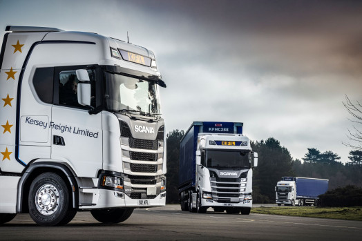 Kersey Freight Lorry Up Close